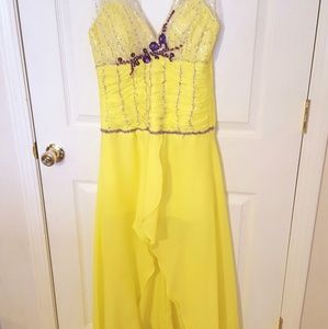 Formal yellow dress